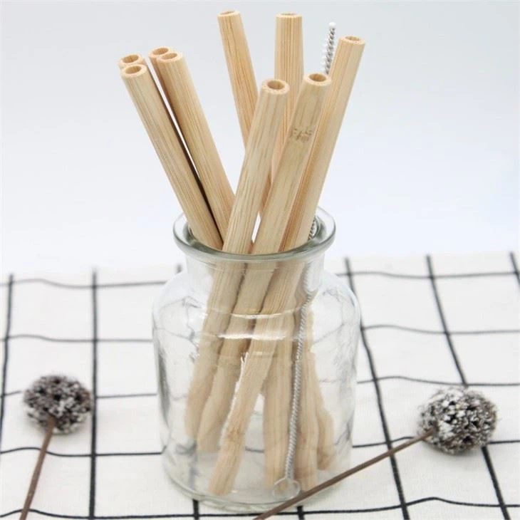 reusable portable bamboo drinking straws